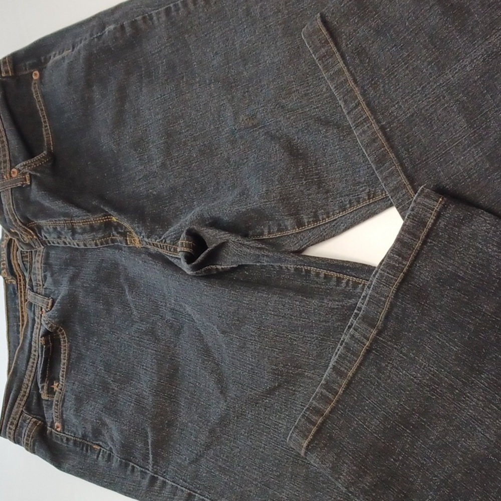 Jeanstar black denim plus size 16 jeans boot cut
